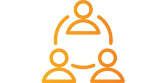 graphic of people connected representing global to local
