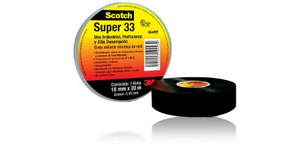 3M 80610833966 CINTA AISLANTE DE VINILO SCOTCH 35 COLOR AMARILLO