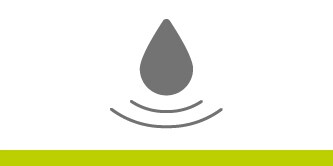 Icon of a water droplet.
