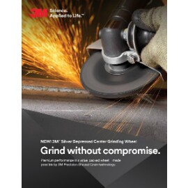 3M Silver Depressed Center Grinding Wheel Brochure