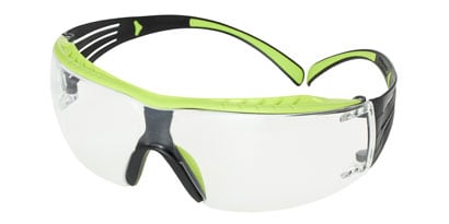 a pair of 3M SecureFit 400X safety glasses
