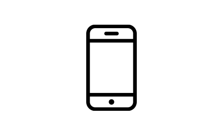 Icono de un teléfono celular.
