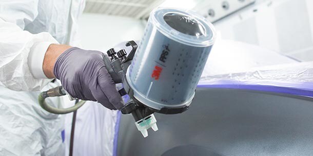 Herramientas 3M para reparación automotriz, extracción de polvo y accesorios.
