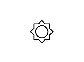 Ícono de sol.