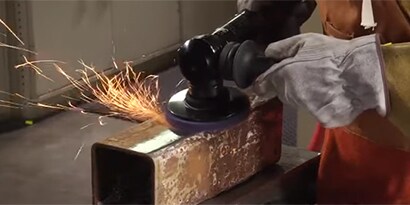Surface Conditioning with Scotch Brite Clean and Strip Disc Video
