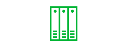 Icono de centro de datos.
