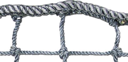 Close up image of heavy-duty safety net
