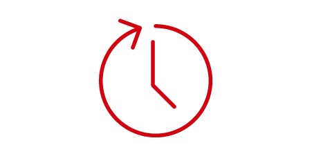 Icono de ciclo de reloj, que representa el plazo hasta la rentabilidad.
