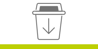 Icon of a public trash receptacle.
