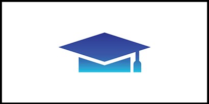 Icono de una gorra de graduación.

