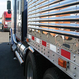 DOT Conspicuity Tape on Truck
