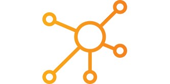 graphic of circles all connected representing standardization

