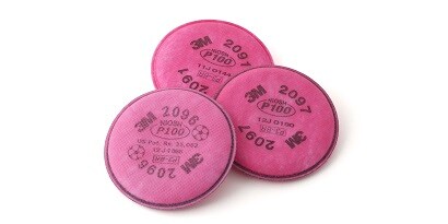 Cartuchos combinados/P100 de 3M
