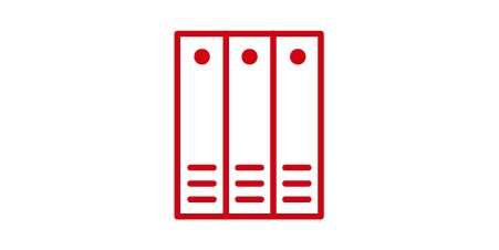 Icono de servidores de centro de datos, representando escalabilidad.
